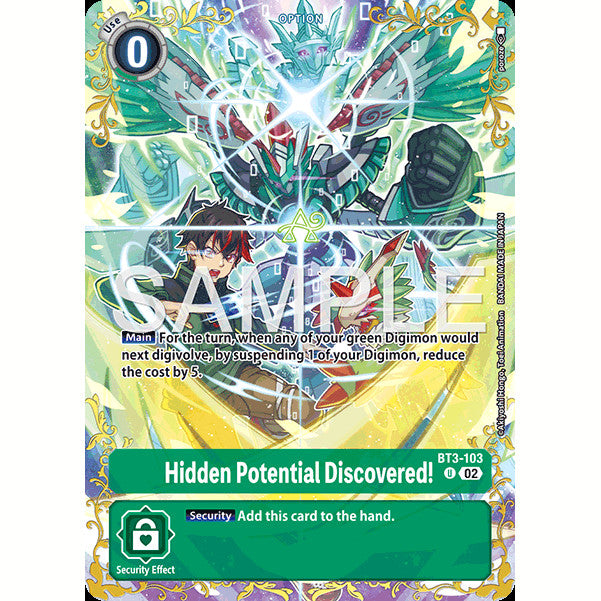 DCG [BT25-BT03-103 U] Hidden Potential Discovered! (Alternate Art)