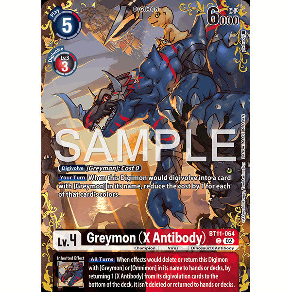 DCG [BT25-BT11-064 C] Greymon (X Antibody) (Alternate Art)