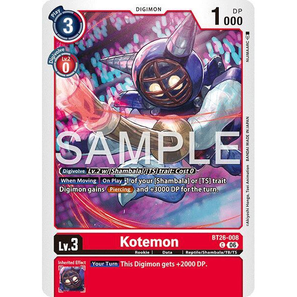 DCG [BT26-008 C] Kotemon