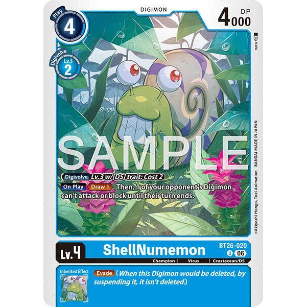 DCG [BT26-020 U] ShellNumemon