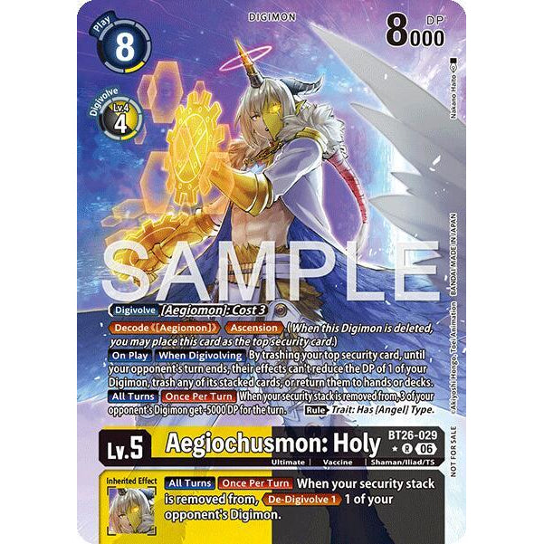 DCG [BT26-029 R] Aegiochusmon: Holy (Alternate Art)