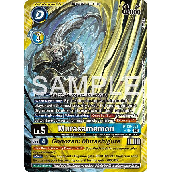 DCG [BT26-031 SR] Murasamemon // Gonozan: Murashigure (Alternate Art)