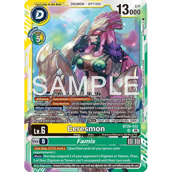 DCG [BT26-032 SR] Ceresmon // Famis