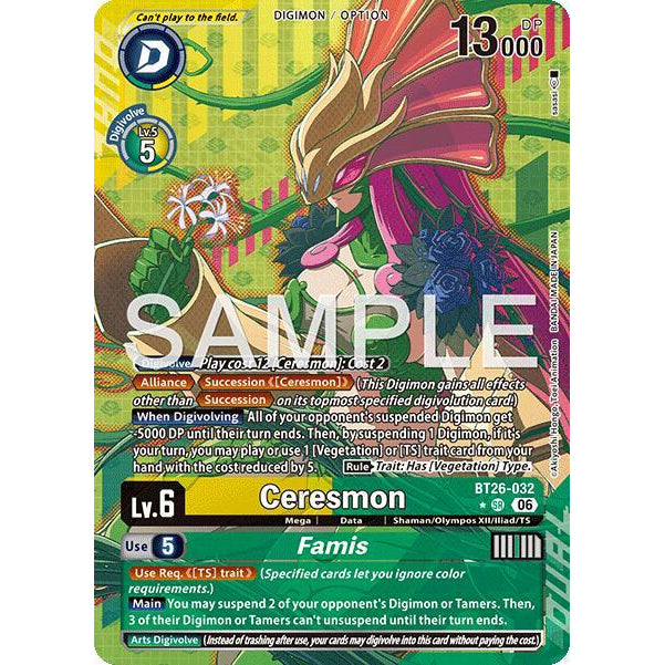 DCG [BT26-032 SR] Ceresmon // Famis (Alternate Art)