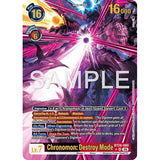 DCG [BT26-060 UR] Chronomon: Destroy Mode (Alternate Art)