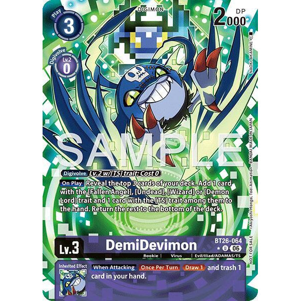 DCG [BT26-064 U] DemiDevimon (Alternate Art)