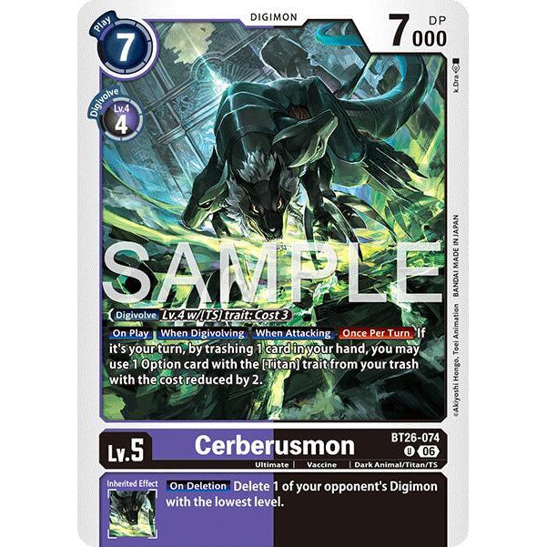 DCG [BT26-074 U] Cerberusmon