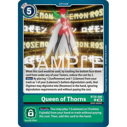 DCG [BT26-098 U] Queen of Thorns
