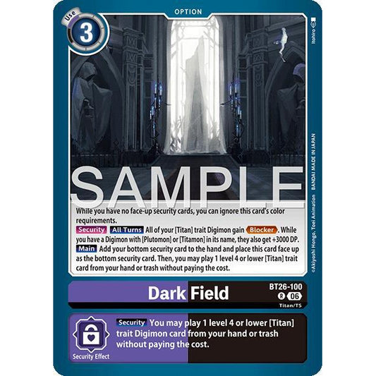 DCG [BT26-100 R] Dark Field