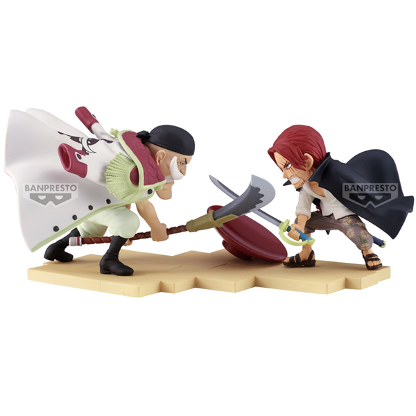 Bandai World Collectable One Piece Edward Newgate vs Shanks Logs Stories Figure