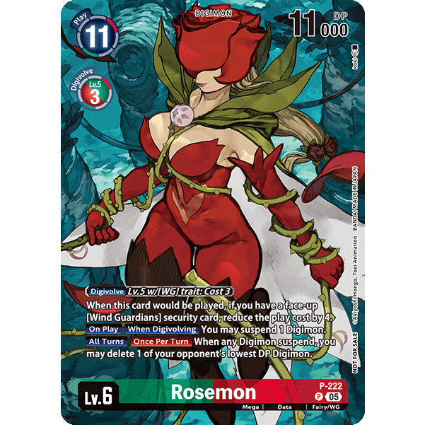 DCG [P-222] Rosemon (BT24 Box Promo Pack)