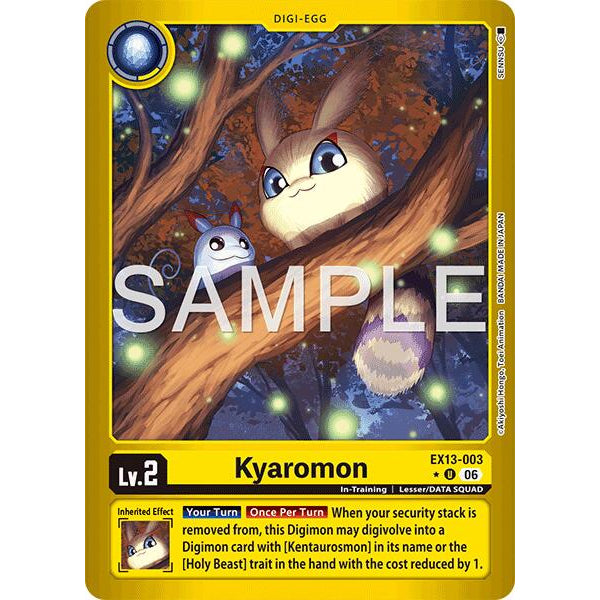DCG [EX13-003 U] Kyaromon (Limited Foil)