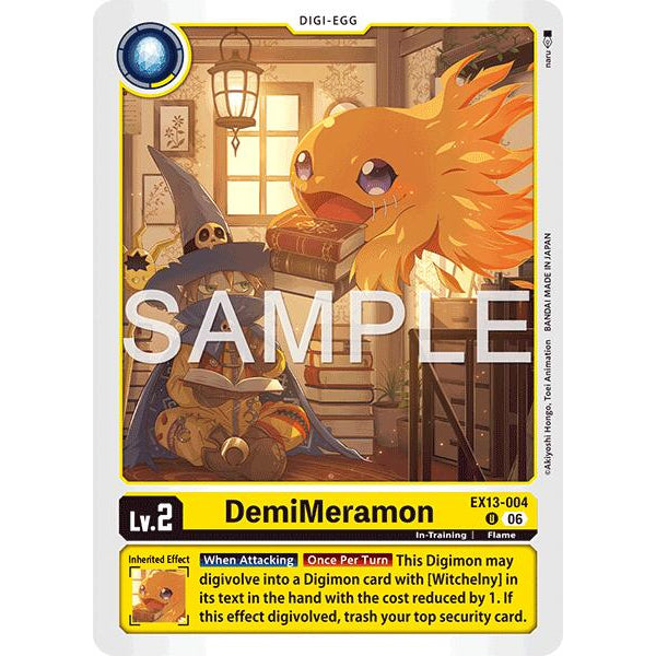 DCG [EX13-004 U] DemiMeramon