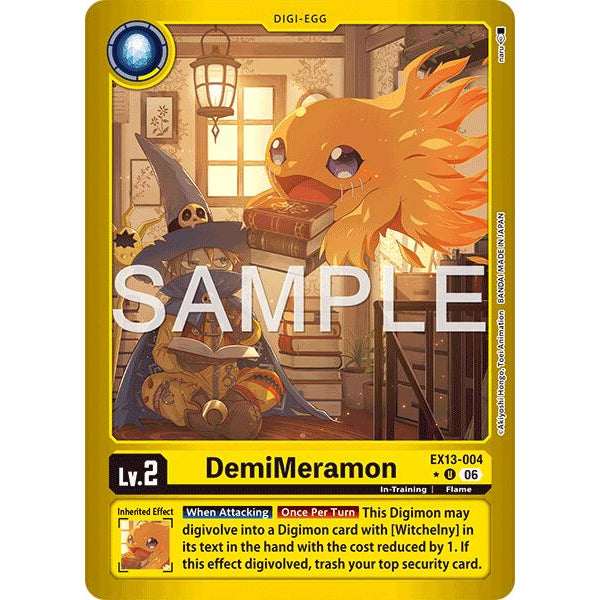 DCG [EX13-004 U] DemiMeramon (Limited Foil)