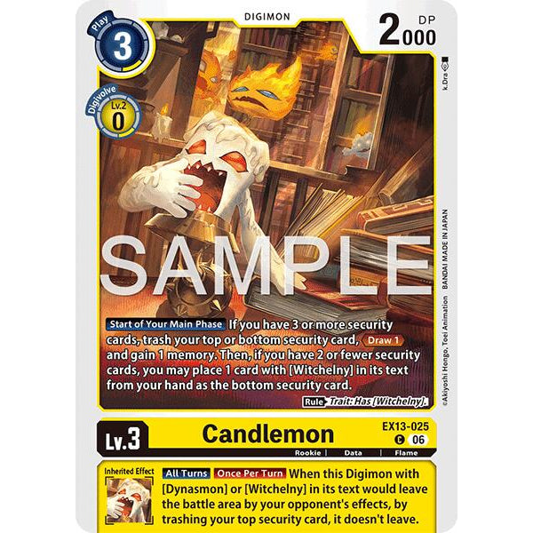 DCG [EX13-025 C] Candlemon