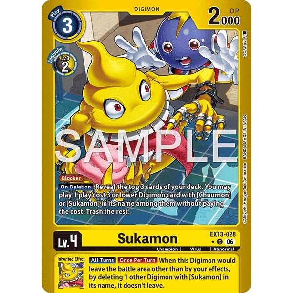 DCG [EX13-028 C] Sukamon (Limited Foil)