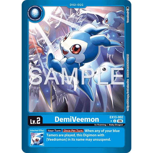 DCG [EX13-002 U] DemiVeemon (Limited Foil)