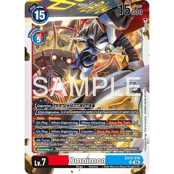 DCG [EX13-016 SR] Omnimon