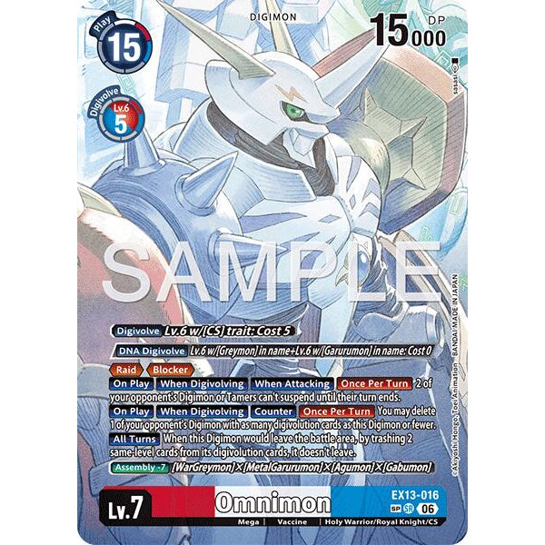 DCG [EX13-016 SR] Omnimon (SP)