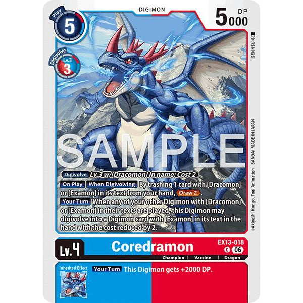 DCG [EX13-018 C] Coredramon