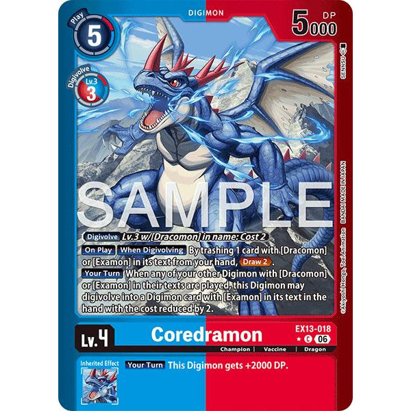 DCG [EX13-018 C] Coredramon (Limited Foil)