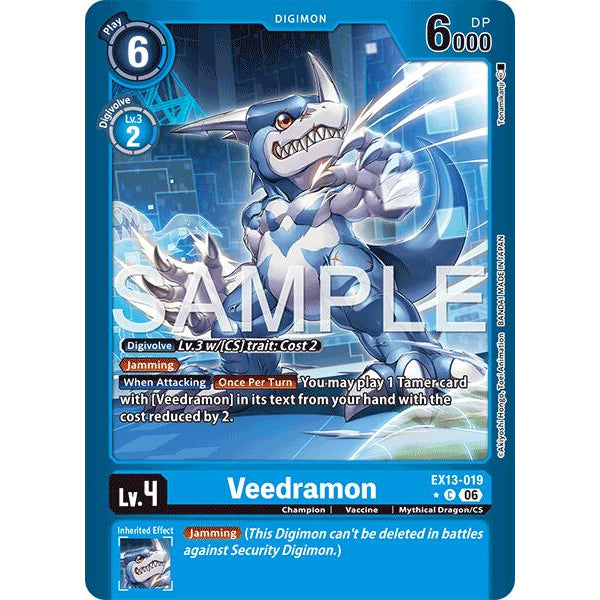 DCG [EX13-019 C] Veedramon (Limited Foil)