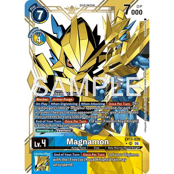 DCG [EX13-020 SR] Magnamon (Alternate Art)