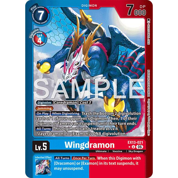DCG [EX13-021 U] Wingdramon (Limited Foil)