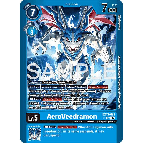 DCG [EX13-022 U] AeroVeedramon (Limited Foil)