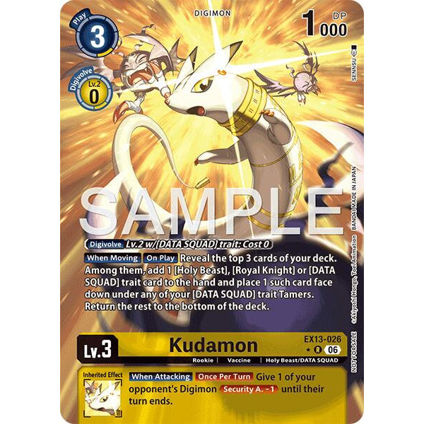 DCG [EX13-026 R] Kudamon (Extended Art)