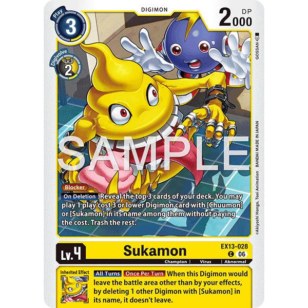 DCG [EX13-028 C] Sukamon