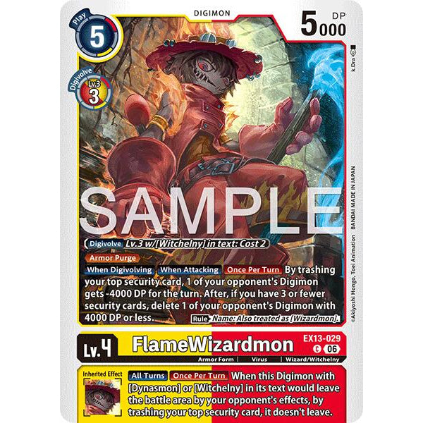 DCG [EX13-029 C] FlameWizardmon