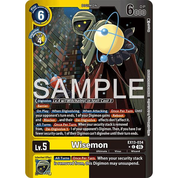DCG [EX13-034 C] Wisemon (Limited Foil)