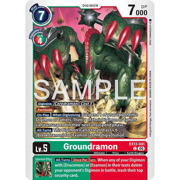 DCG [EX13-041 C] Groundramon