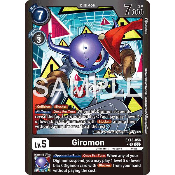 DCG [EX13-056 U] Giromon (Limited Foil)