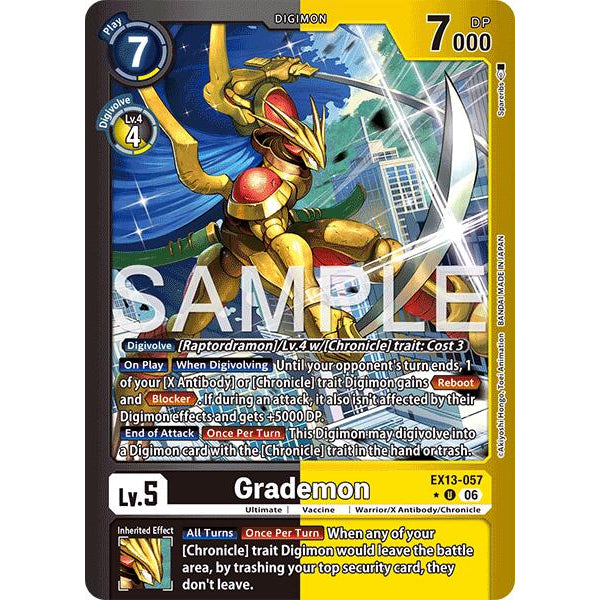 DCG [EX13-057 U] Grademon (Limited Foil)