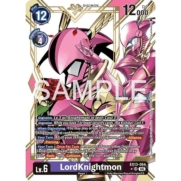 DCG [EX13-064 SR] LordKnightmon (Alternate Art)