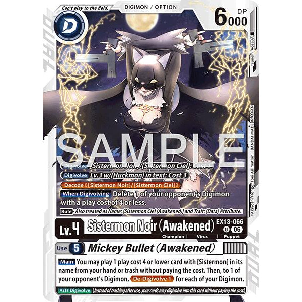 DCG [EX13-066 U] Sistermon Noir (Awakened) // Mickey Bullet (Awakened)
