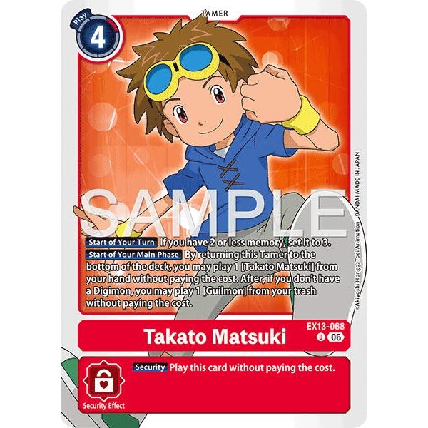 DCG [EX13-068 U] Takato Matsuki