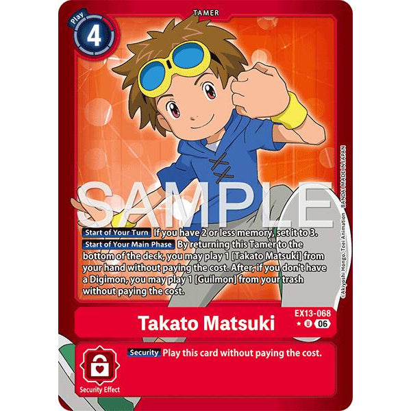 DCG [EX13-068 U] Takato Matsuki (Limited Foil)