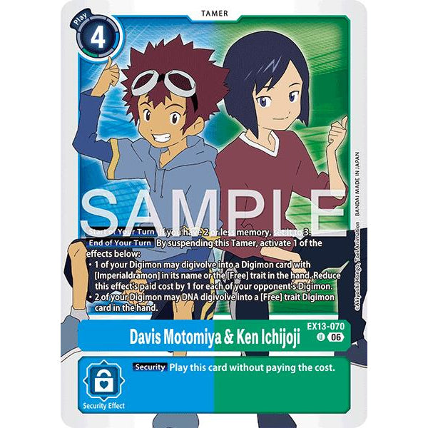 DCG [EX13-070 U] Davis Motomiya & Ken Ichijoji