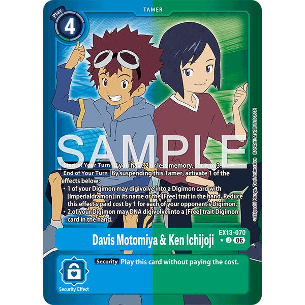 DCG [EX13-070 U] Davis Motomiya & Ken Ichijoji (Limited Foil)
