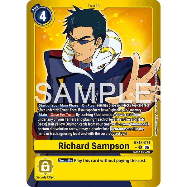 DCG [EX13-071 U] Richard Sampson (Limited Foil)