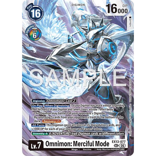 DCG [EX13-077 SEC] Omnimon: Merciful Mode