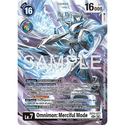 DCG [EX13-077 SEC] Omnimon: Merciful Mode