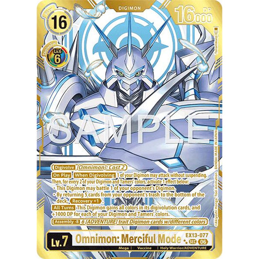 DCG [EX13-077 SEC] Omnimon: Merciful Mode (Rare Pull)