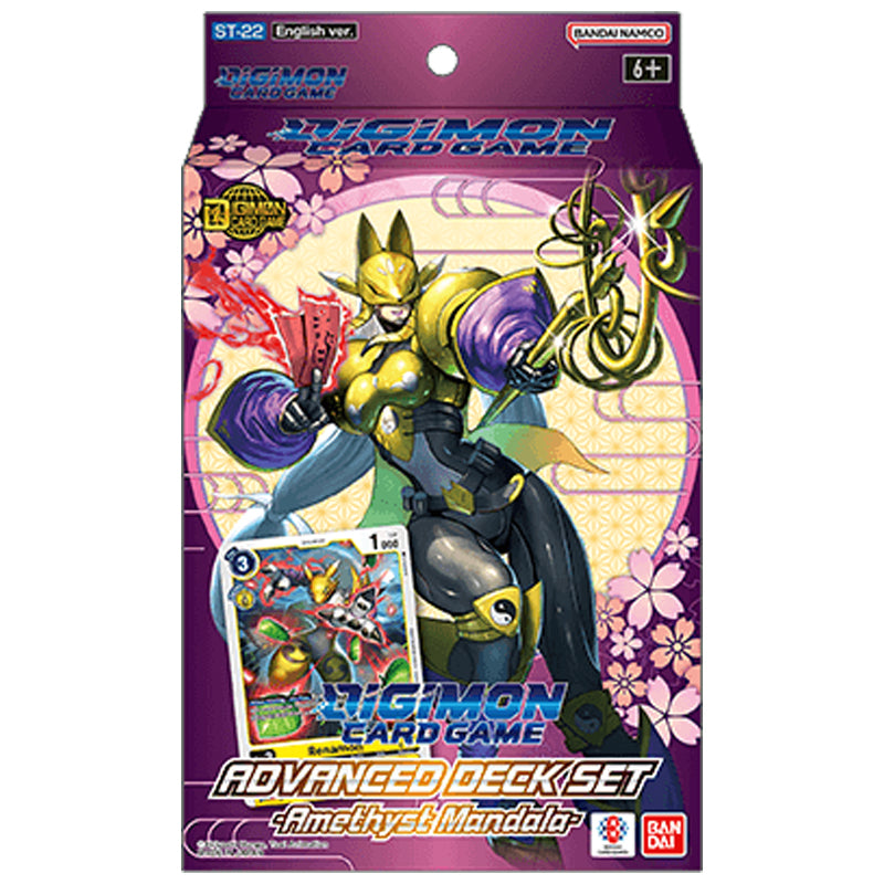 Digimon Card Game Starter Deck - ST22 Advance Deck Amethyst Mandala *CLEARANCE*