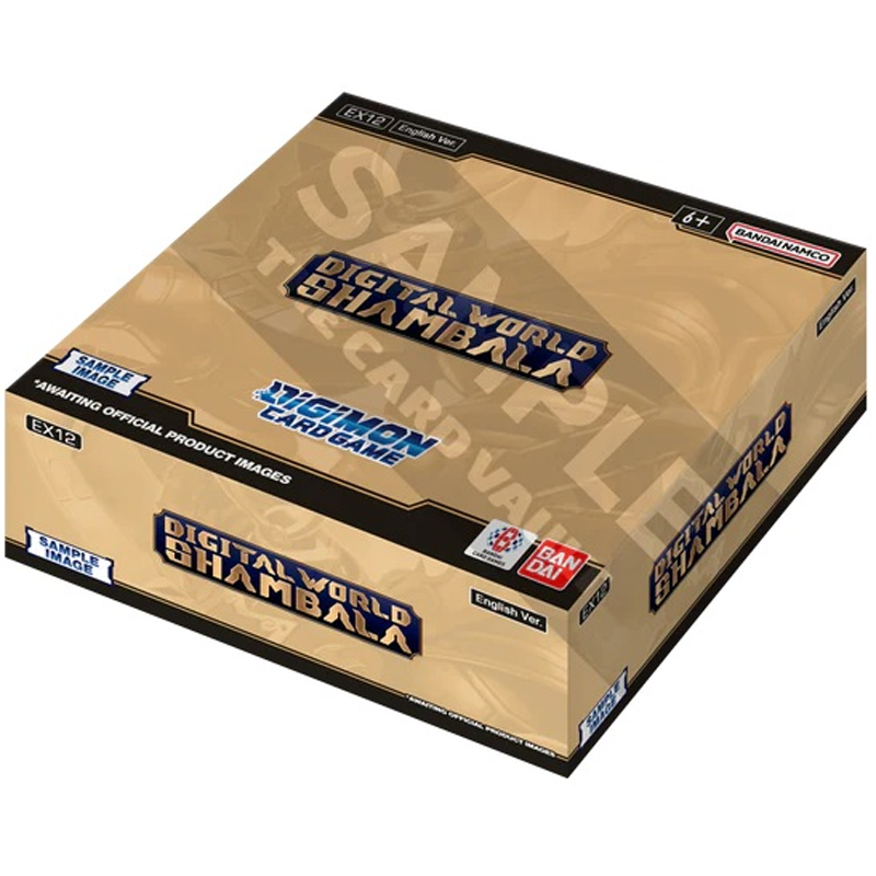 Digimon Card Game: EX12 Digital World Shambala Booster Display