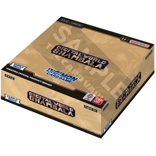 Digimon Card Game: EX12 Digital World Shambala Booster Display