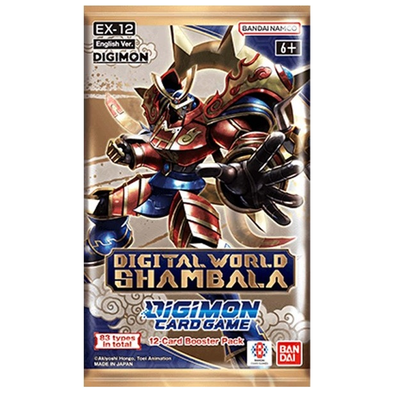 Digimon Card Game: EX12 Digital World Shambala Booster Display